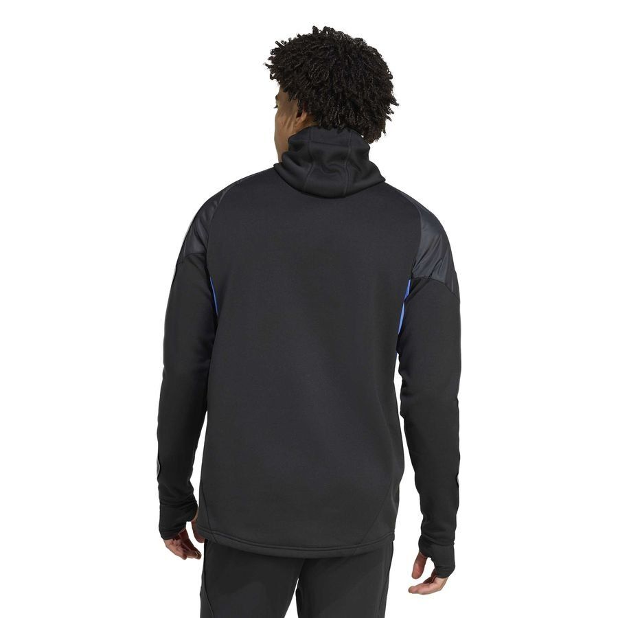 Manchester United Training Shirt Tiro 25 EU Winterized - Black/Hi-Res Blue/Tribe Yellow - Men's-SoccerKits Hub | Buy Soccer Jerseys Online